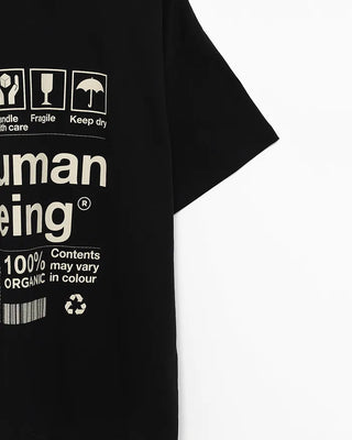 Cardboard Care Label Half T-Shirt