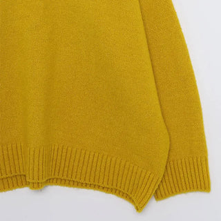 (Unisex) Oslo Henley Neck Loose Fit Knit
