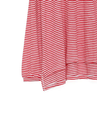 Striped long-sleeved T-shirt