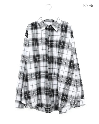 Check pattern shirt