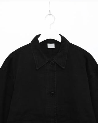 Washed pocket work jacket