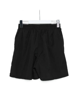Elastic waist nylon shorts