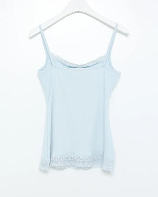 Lace-trimmed camisole
