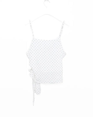 Pony wrap camisole blouse