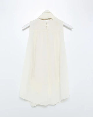 Chiffon scarf detail blouse