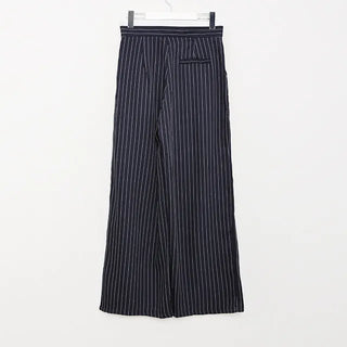 Two-tone pinstripe slacks