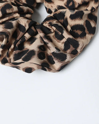 Leopard scrunchie