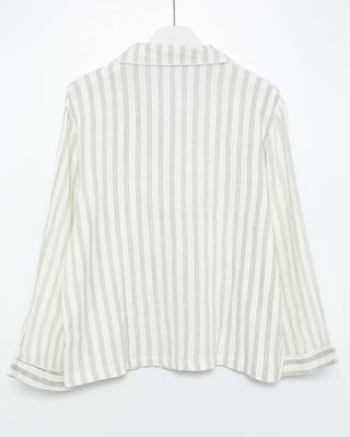 (Unisex) Triple Stripe Gauze Pajama Set