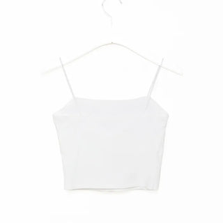 Basic padded sleeveless top