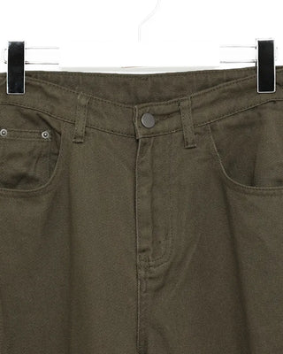 Side pintuck wide pants