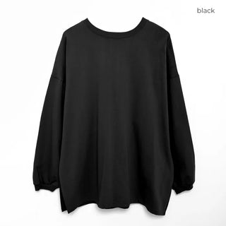 Side-slit boxy T-shirt
