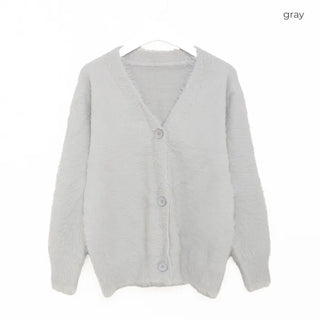 Oversized V-neck cardigan