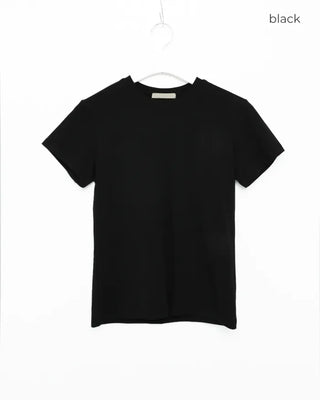 Simple round neck short-sleeved T-shirt