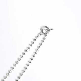Layered buckle necklace