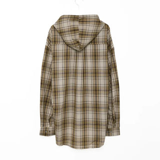 Hooded check shirt