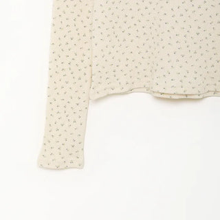 Floral waffle t-shirt