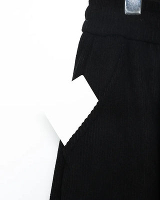 Fleece-lined corduroy cargo pants