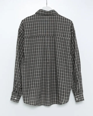 Loose-fit check shirt