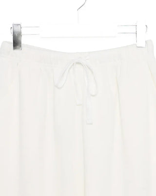 Casual wide-leg pants with elastic waistband