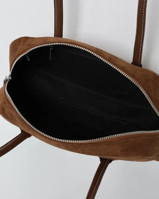 Suede Square Bag