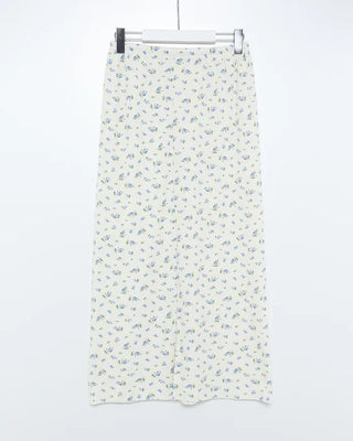 Flower Waist String Long Skirt