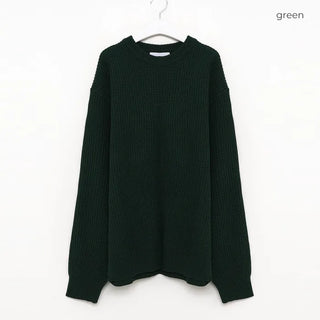 Oversized round knit