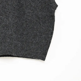 Basic Round Neck Knit Vest