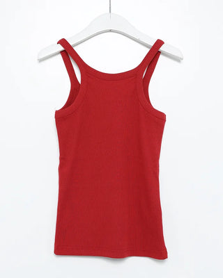 2-way U-neck ribbed camisole