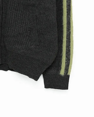 Sleeve Line Double Zip Knit