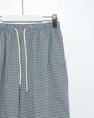 2-way hem check easy pants