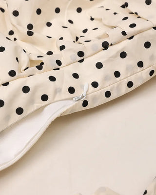 3-Way Dot Drawstring Shoulder Bag