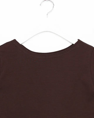 Boat neck T-shirt