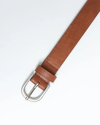 Antique round buckle belt
