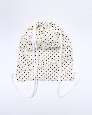 Polka Dot Frill Knapsack