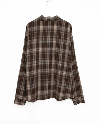 Oversized check shirt
