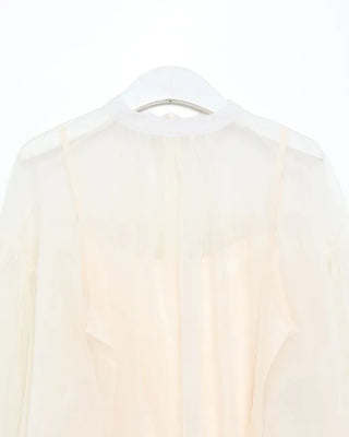 Organza sheer blouse
