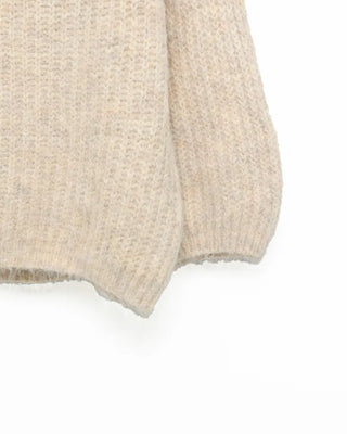 Oversized off-shoulder knit