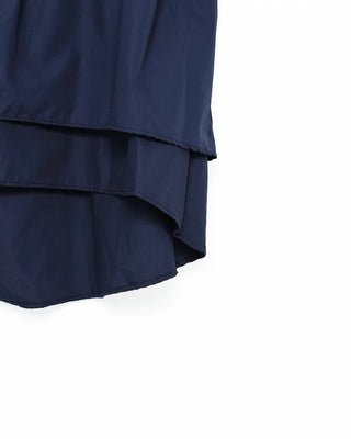 Shirred strap square neck blouse