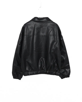 Casual leather jacket