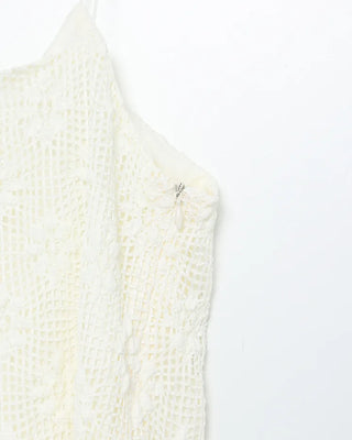 Flower Crochet Camisole Mini Dress