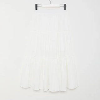 Tiered elastic skirt