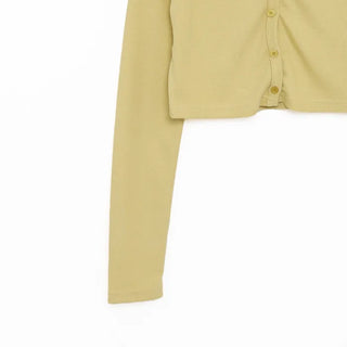Crop Basic Cardigan
