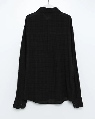 Vintage check pattern summer shirt