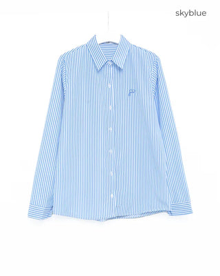 Heart Point Stripe Shirt