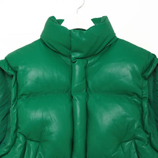 (Unisex) Vegan Leather Padded Vest