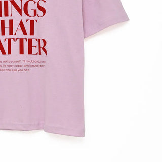 Lettering Basic T-Shirt
