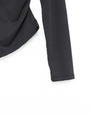 Shirred Layered Cardigan