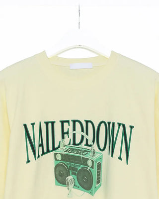 Camera print short-sleeved T-shirt
