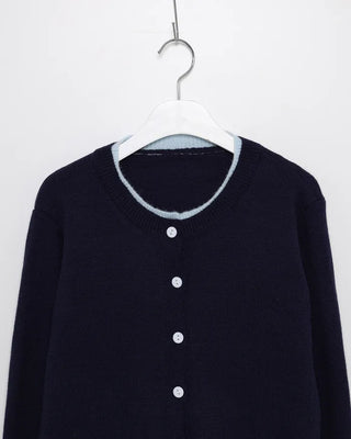 Pointed Layered Cardigan