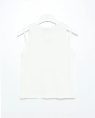 HIDE Stitch Camisole Waffle Tank Top